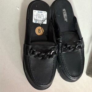 Seychelles Black Loafers Moccasin-Style Slip-Ons